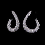 Diamond Hoop Earrings