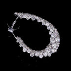 Diamond Hoop Earrings