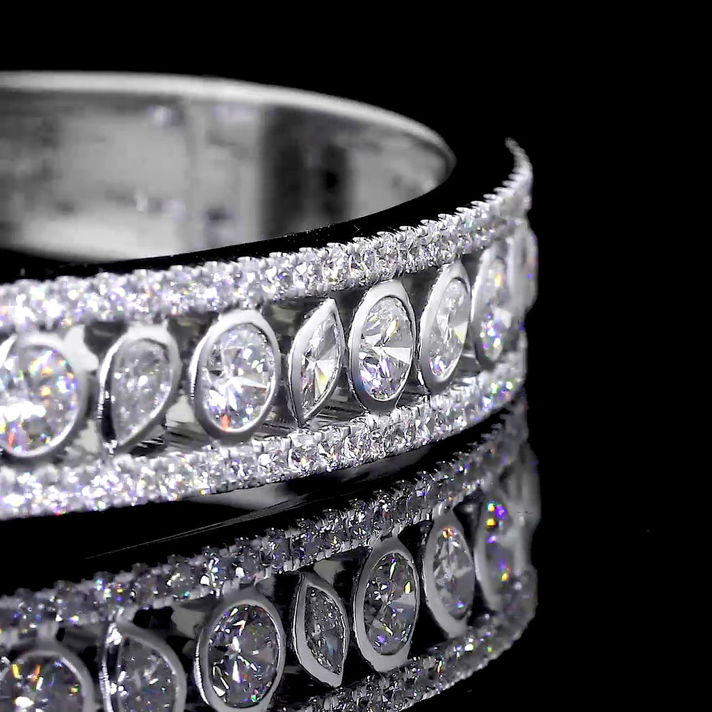 Radiant Channel Diamond Band