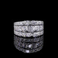 Trinity Oval Diamond Ring