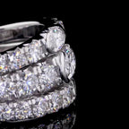 Trinity Oval Diamond Ring