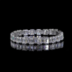 Emerald Cut Diamond Tennis Bracelet