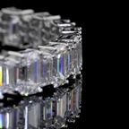 Emerald Cut Diamond Tennis Bracelet