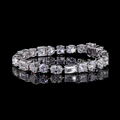 Multi-Shape Diamond Tennis Bracelet | 24.65 CT Lab Grown | 9 Diamond Shapes