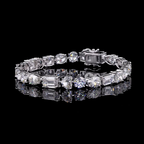 Multi-Shape Diamond Tennis Bracelet | 24.65 CT Lab Grown | 9 Diamond Shapes