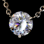 VCHR Eternal Solitaire Diamond Necklace - 2 CT