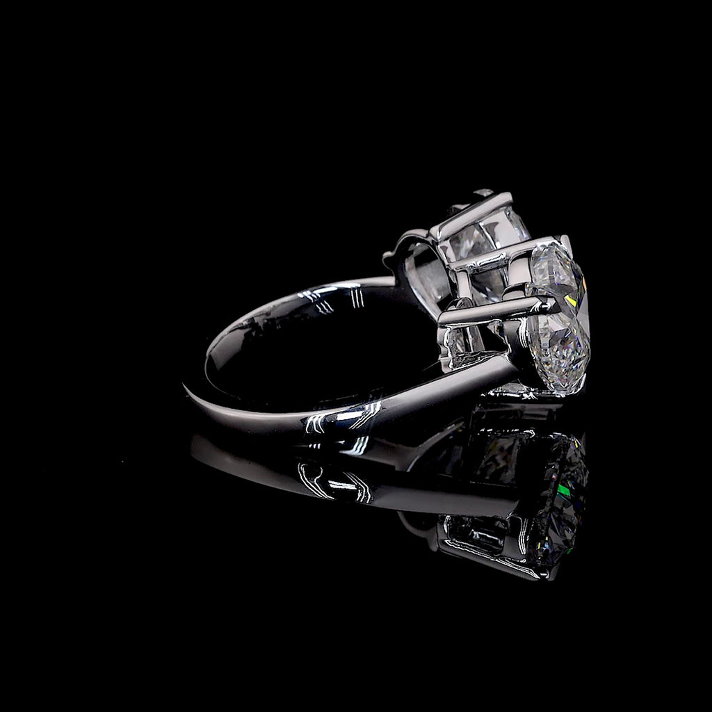Heart Shape Diamond Ring (0.5) CT