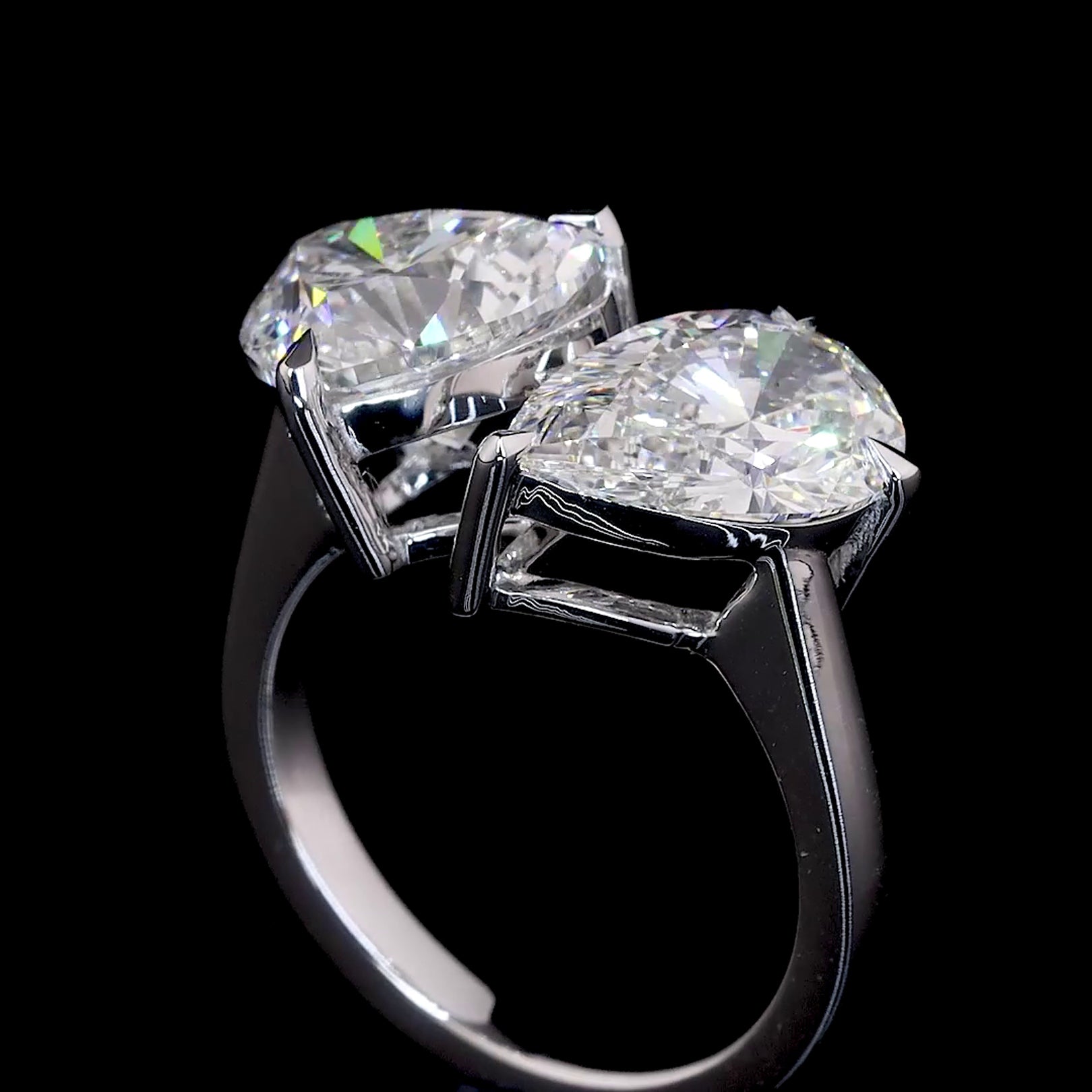 Heart Shape Diamond Ring (0.5) CT