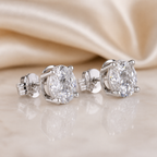 Illusion Cluster Diamond Stud Earrings