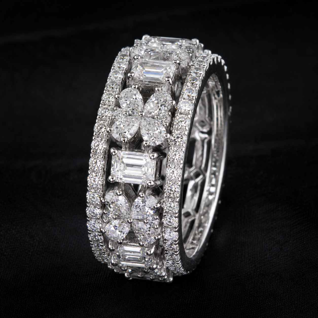 Imperial Floral Eternity Ring