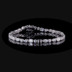 Multi-Shape Diamond Tennis Bracelet | 14.21 CT Lab Grown | 10KT–18KT Gold & Silver