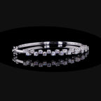 Diamond Tennis Bangle Bracelet