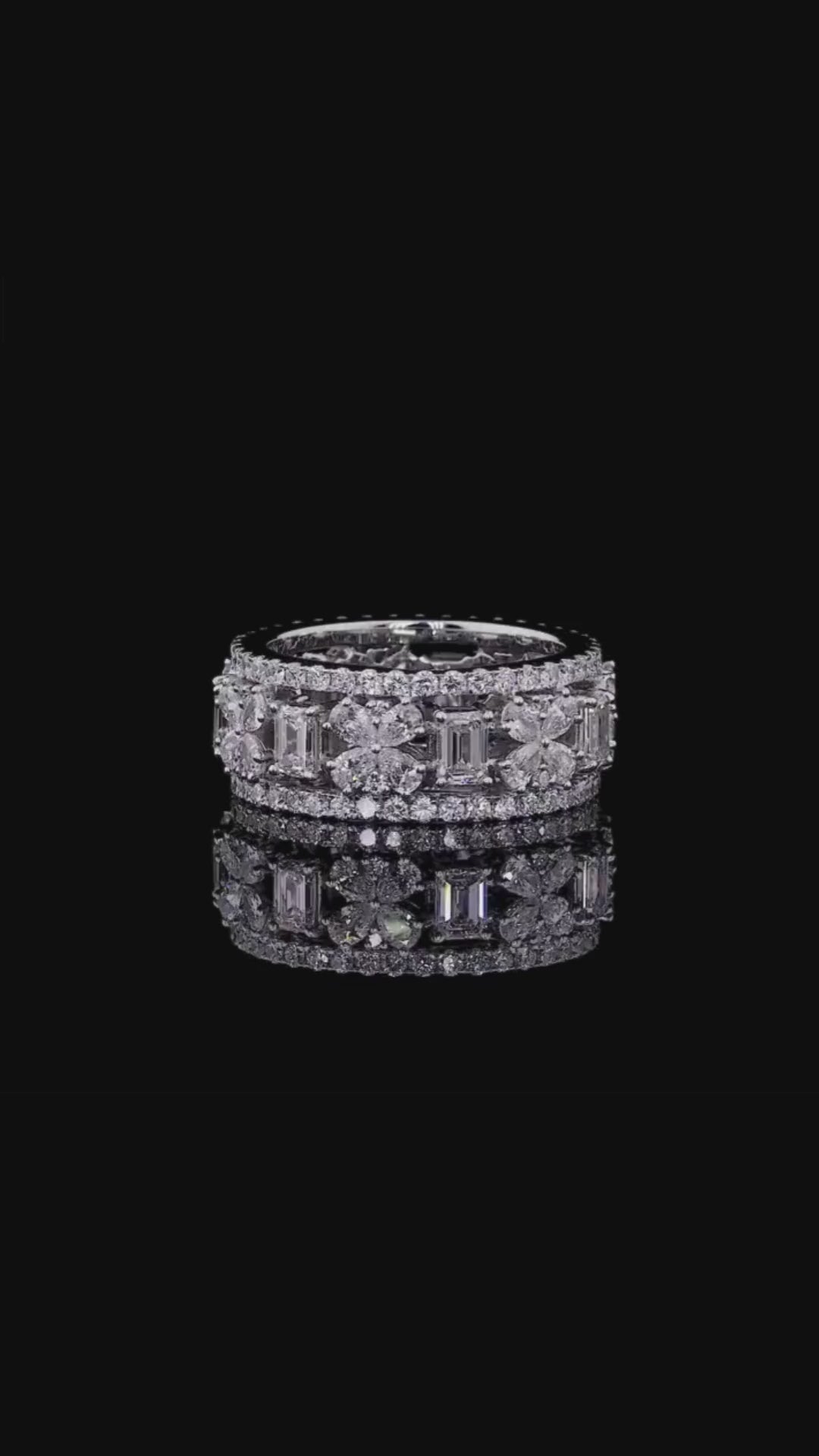 Imperial Floral Eternity Ring
